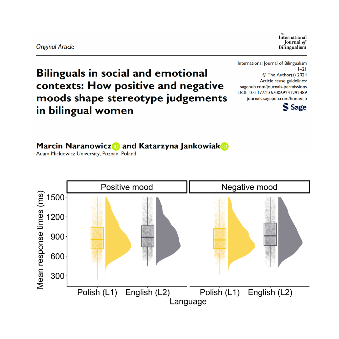 Publication in International Journal of Bilingualism